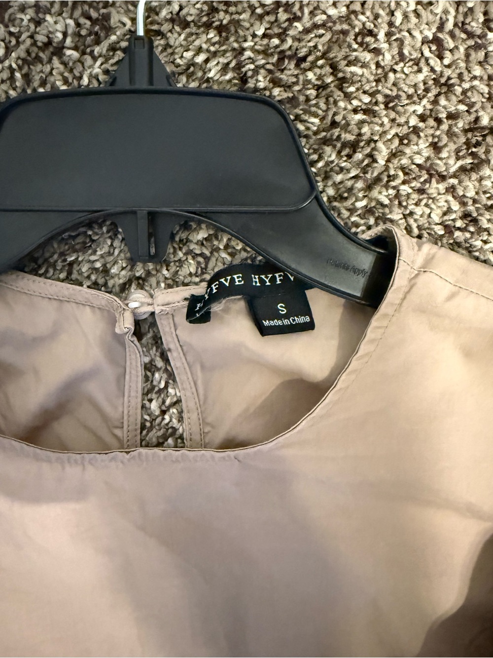 HYFVE Beige Puff-Sleeve Drop-Waist Mini Dress - Picture 2 of 2